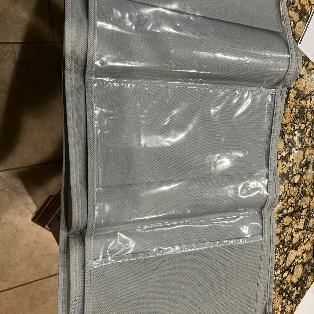NIP 8-Slot Grey Purse Organizer